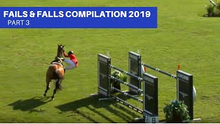 Show Jumping  Fails amp Falls Compilation 2019 Part 3 [upl. by Tiraj]