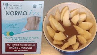 Crème dessert chocolat poire avec la préparation riche en protéines NORMO Pro [upl. by Adnwahsar]