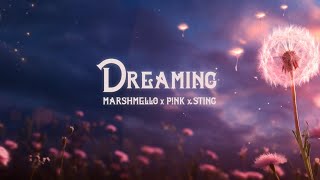 Marshmello PNK Sting  Dreaming Lyric Video [upl. by Adabel217]