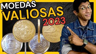 Moedas de 25 centavos MAIS VALIOSAS  valores 2023 ATUALIZADO numismatics coleccion [upl. by Alick]