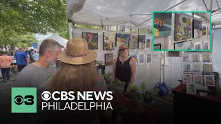 Big crowds flock to the 30th Annual Haddonfield Crafts And Fine Arts Festival [upl. by Nwahsir300]