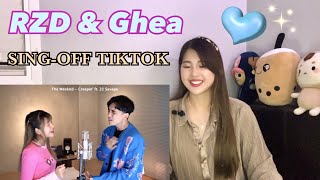 RZD Reza Darmawangsa vs Ghea Indrawari SINGOFF TIKTOK SONGS PART 13 Reaction Video [upl. by Remos335]