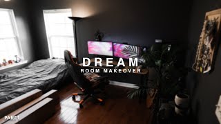 DREAM ROOM MAKEOVER Painting amp New Furniture  Part 1 [upl. by Noxaj]