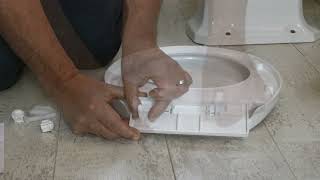 How To Fit A Soft Close Easy Fit Toilet Seat [upl. by Emmy808]