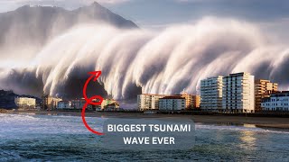 Biggest Tsunami Ever Recorded In History [upl. by Adnic]