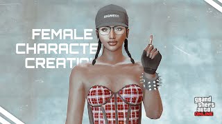 GTA 5  ♡ Brown Skin Female Character Creation ♡  Kianna [upl. by Dronel]