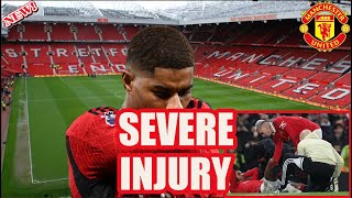 Rashford suffered a serious injury after yesterdays match [upl. by Sredna]