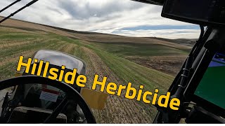 HIllside Herbicide Application Consider it farmed [upl. by Najar]