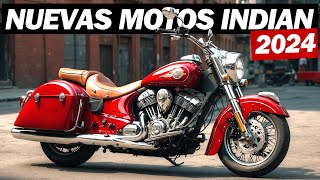 Las 7 nuevas motos Indian para 2024 [upl. by Einniw]