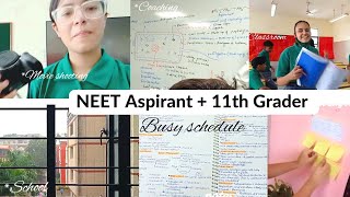 A hectic day in the life of a NEET Aspirant 11th grader School Edition [upl. by Lewap]