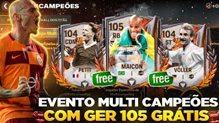 🔥😶‍🌫️EVENTO MULTI CAMPEÕES COM GER 105 GRÁTIS amp NOVAS CARTAS DO BALLONDOR  EA FC MOBILE 25 [upl. by Gemmell]