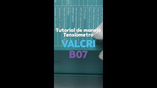 Tutorial tensiómetro Valcri B07 [upl. by Aiekat]