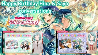 BDGBP Global ver 2020 Happy Birthday 0320 SAYO沙夜​ amp​ HINA日菜​ conversation [upl. by Monti]