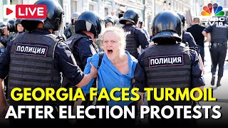 Georgia News LIVE Protesters in Georgia Clash With Police Over Election Interference  Russia N18G [upl. by Amor]