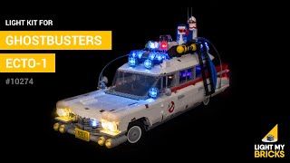 LEGO Ghostbusters Ecto1 10274  Light Kit  Light My Bricks [upl. by Sunshine215]