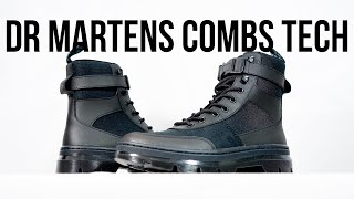 DR MARTENS COMBS TECH Unboxing review amp on feet [upl. by Annaoj]