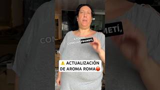 ⚠️ ACTUALIZACIÓN de AROMA ROMA🇮🇹 chefroberta aromaroma food [upl. by Nortad]