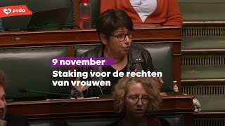 9 november staking voor vrouwenrechten [upl. by Teyut386]