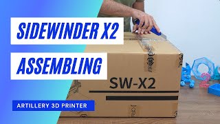 Artillery Sidewinder X2 Unboxing amp Assembly [upl. by Atirehc]