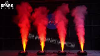 New product：1500W LED vertical spray smoke machine（Produced by SPARKEFFECT） [upl. by Naihtsirc]