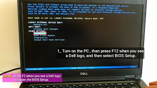 How to Boot From a USB Drive on Dell laptop to install Windows 1011 dell dellpc [upl. by Brantley480]