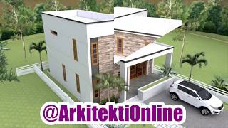 Plan per Shtepi me dy kate 9x10 metra  Arkitekti Online [upl. by Thill19]