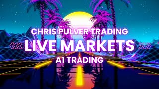 Chris Pulver  A1 Trading LIVE Analysis SampP Nasdaq BTC Gold [upl. by Ylrebmek608]