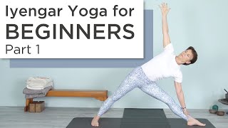 Iyengar Yoga for Beginners with Kathy Cook Part 1 Senior Iyengar Teacher HD [upl. by Dolph]