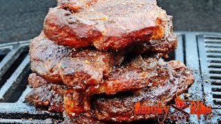 Memphis Style BBQ Pork Steaks Recipe [upl. by Kcirdneked]