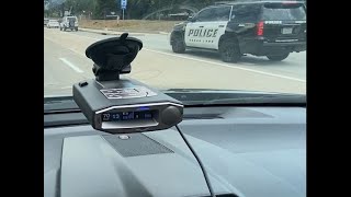 Escort Max 360c Radar Detector Review  Avoid Speeding Tickets Actual Demonstration [upl. by Reisch]