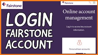 How to Login in Fairstone Account Fairstone Account Sign in Tutorial 2024 [upl. by Maurizio]