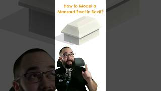 Mansard Roof in revit architecture revittutorial [upl. by Nittirb647]