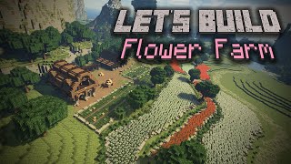 Lets Build a Flower Farm in Minecraft [upl. by Malim]