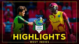 Highlights  West Indies v Pakistan  2nd Osaka Presents PSO Carient T20 Cup Match [upl. by Hime]