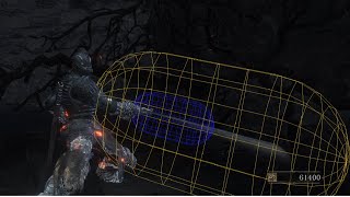 Dark Souls 3 Hitboxes All weapon types [upl. by Ogata638]