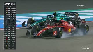 Fernando Alonso And Carlos Sainz’ EPIC Battle For Podium  2023 Bahrain Grand Prix [upl. by Idaline]