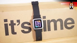 Pebble Time Unboxing amp Vergleich deutsch [upl. by Miarfe508]