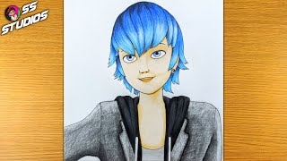 How to Draw Luka Couffaine  Miraculous Ladybug Step by Step Drawing [upl. by Olumor]