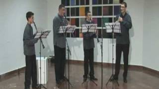 Clarinet quartet quotNevskyquot  Czardas  VMonti [upl. by Roshan]