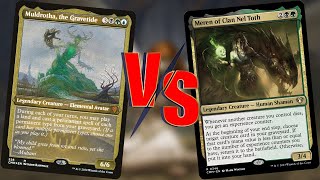 Meren vs Muldrotha 1v1 EDHCMDR Gameplay [upl. by Wickham]