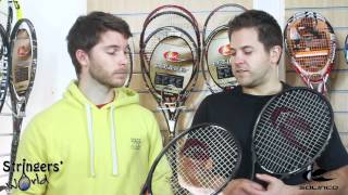 Solinco Pro Tour 10 325g Tennis Racket Review from Stringers World [upl. by Yelram571]