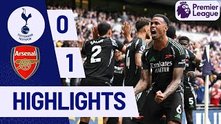 Tottenham vs Arsenal 01 Highlights Gabriel  Premier League 2425 [upl. by Toney]