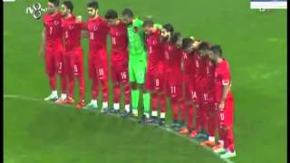 Turkish fans interrupt minute of silence for Paris terrorist victims [upl. by Solenne462]