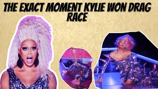 The EXACT Moment Kylie Sonique Love Won Drag Race [upl. by Aniluap]