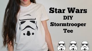 Star Wars DIY Stormtrooper Tee [upl. by Ebbarta589]