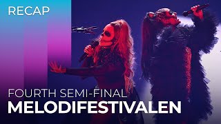 Melodifestivalen 2024 Sweden  Fourth SemiFinal  RECAP [upl. by Eb]