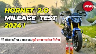 Honda Hornet 20 Mileage Test 2024  Is it Worth It  🤔 hornet2 [upl. by Nna546]