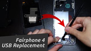 Replacing my Fairphone 4 USB Port  Vlog  Tutorial [upl. by Dihahs]