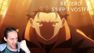 LE DISCOUR DE SUBARU EST GOATEST   Re Zero Saison 3 EP 7 VOSTFR  REACTION [upl. by Zandt]