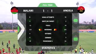 CAF COSAFA u17 AFCON Qualifiers 2024  Malawi vs Angola [upl. by Indira]